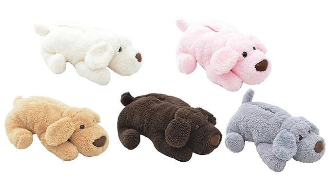 Plush Dog Tissue Box Cover - 5 Colours at Discount Experts
