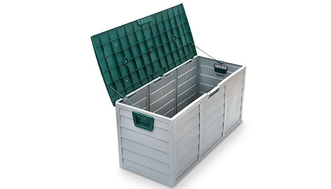 Weatherproof Garden Storage Chest - 2 Colours. at Discount Experts