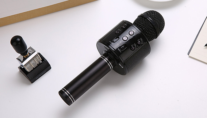 2-in-1 Wireless Bluetooth Karaoke Microphone & Speaker - 3 Colours from Discount Experts