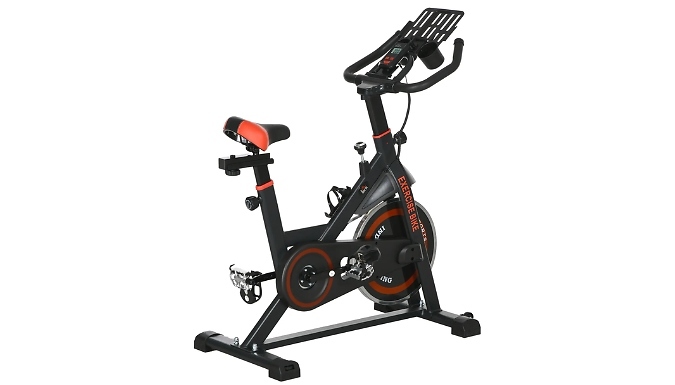 HOMCOM Stationary Exercise Bike HOMCOM Stationary Exercise Bike