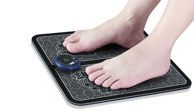 Portable 9-Level Foot Massaging Mat - Battery or USB from Discount Experts