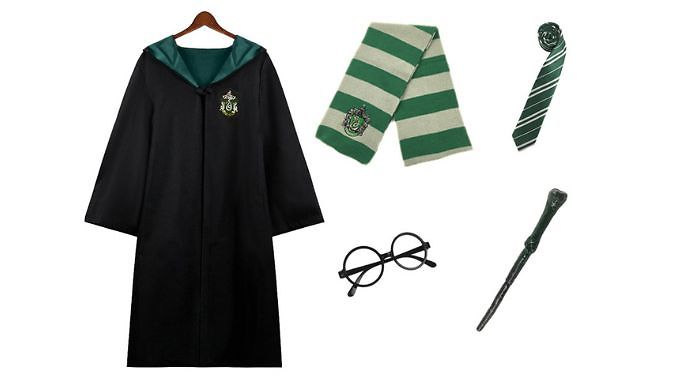 5-Piece Wizard Inspired Costume Set - 4 Colours & Childen and Adult Sizes. at Discount Experts