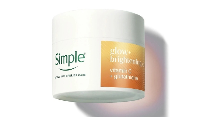 3-Pack Simple Glow + Brightening Moisturiser - Vitamin C & Glutathione. from Discount Experts