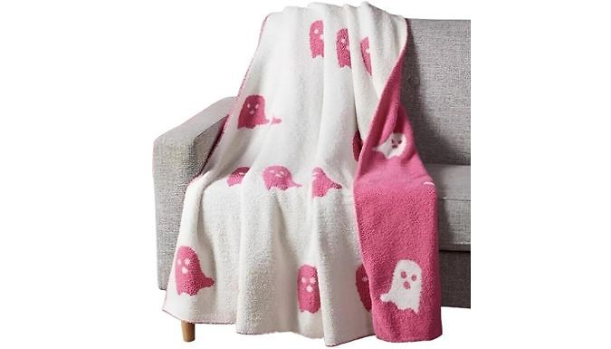 Halloween Pink Ghost Blanket - 4 Sizes at Discount Experts