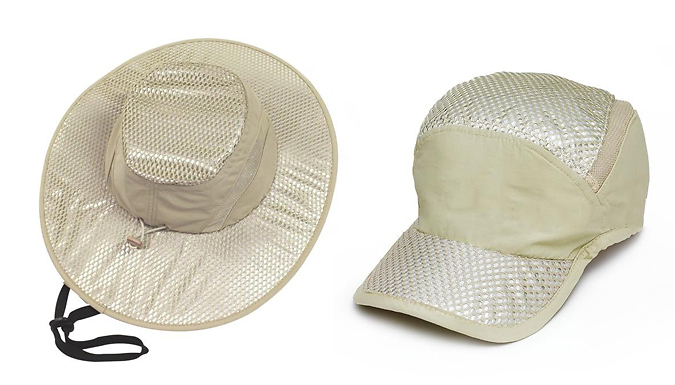 UV Reflecting Breathable Outdoors Cooling Cap - 2 Types at Discount Experts