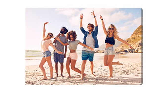 Personalised Photo Canvas - 6 Sizes from Discount Experts