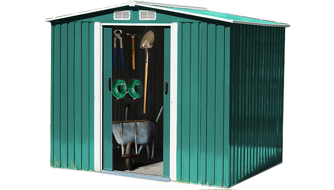 Large Rust-Free Metal Garden Storage Shed from Discount Experts