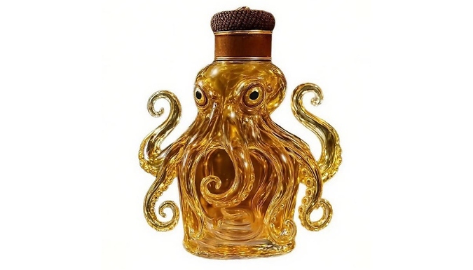 Octopus-Shaped Whiskey Decanter Bottle at Discount Experts