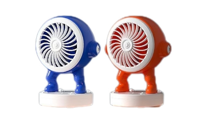 Astronaut-Shaped Desktop Fan - 2 Colours. at Discount Experts