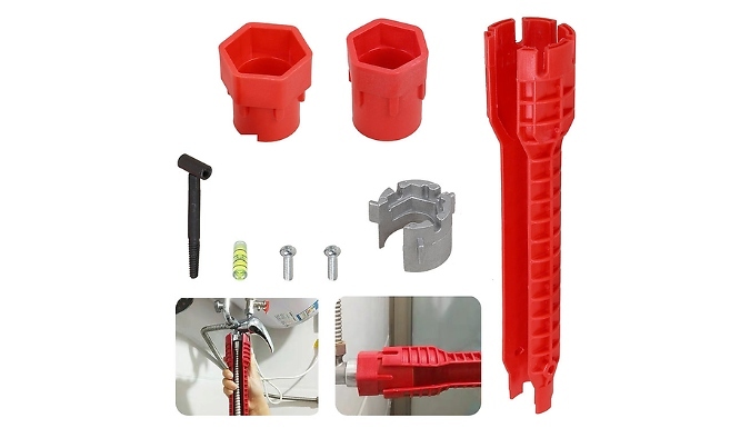 8-in-1 Sink Repair Plumbing Tool at Discount Experts