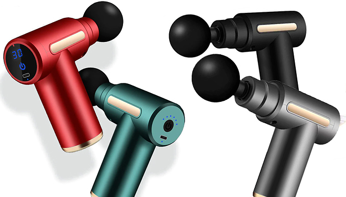 Wireless Electric Massage Gun - 4 Colours from Discount Experts