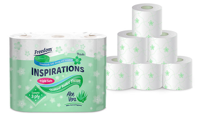 45 or 90 Rolls of Freedom Three-Ply Toilet Paper - 4 Options at Discount Experts
