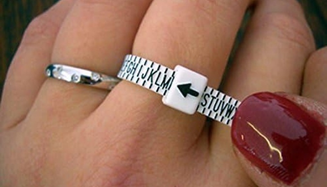UK Measuring Ring Sizer - For Men and Women Sizes. from Discount Experts