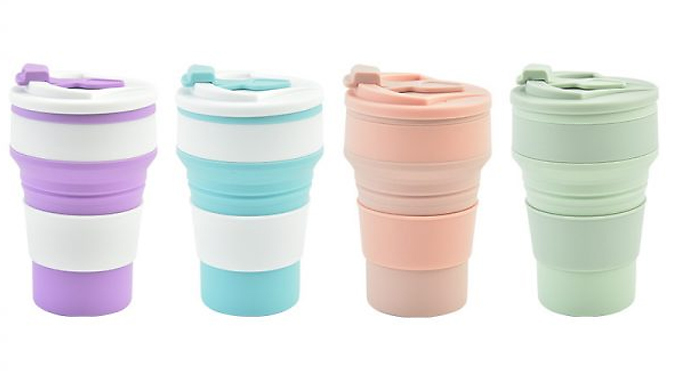 350ml or 500ml Reusable Silicone Travel Bottle - 4 Colours at Discount Experts