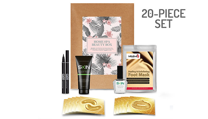 20 or 30-Piece Home Spa Beauty Box Set at Discount Experts