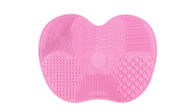 Silicone Make-Up Brush Cleaner Mat from Discount Experts
