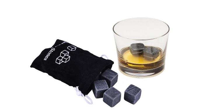 Whiskey Cooling Stones With Wooden Box from Discount Experts