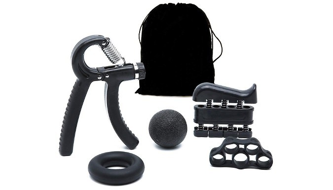 5-Piece Hand Grip Strengthener Set from Discount Experts