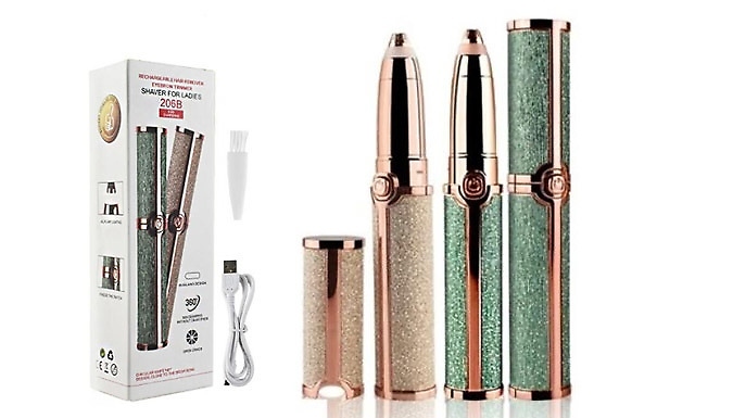 USB Rechargeable Precision Eyebrow Shaver - 2 Colours at Discount Experts