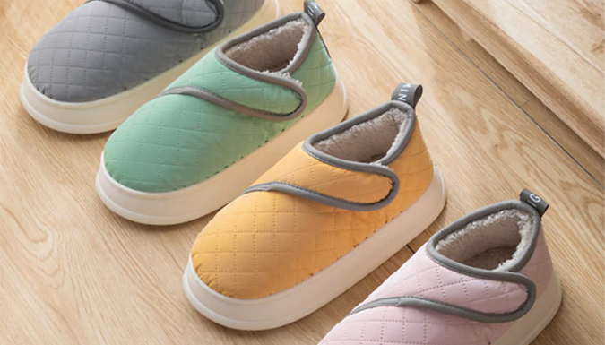 Memory Foam Non Slip Slippers 4 Colours 3 Sizes