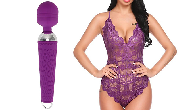 Lingerie & Vibrator Set - 3 Colours & 7 Sizes from Discount Experts