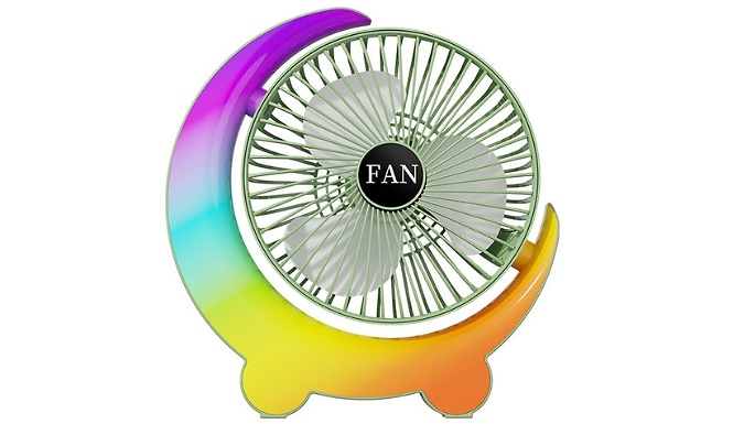 Portable Desktop USB Fan - 3 Colours from Discount Experts