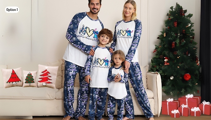 Family Monster Christmas Pyjama Set - 9 Designs. at Discount Experts