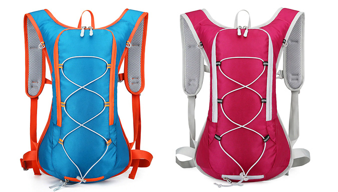 Hydration Pocket Backpack – 5 Colours Deal Price £12.99