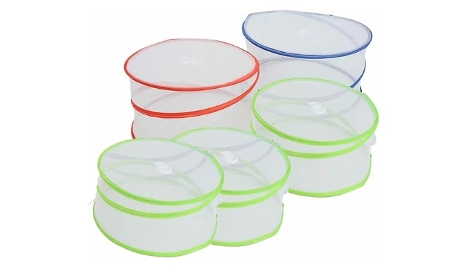 5pcs Pop-Up Food Cover Set at Discount Experts