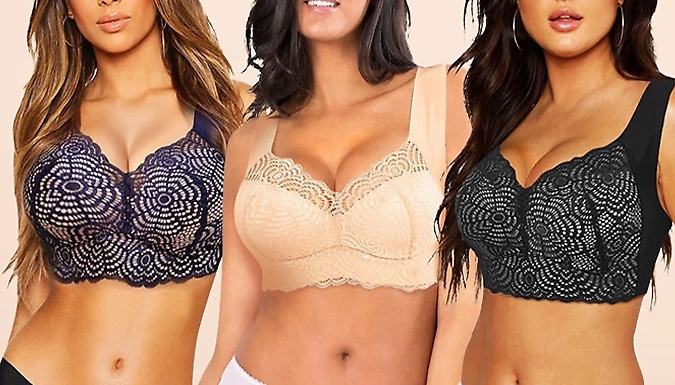 Lymphatic Flow Wireless Lift & Shape Bra - 4 Colours & 7 Sizes at Discount Experts