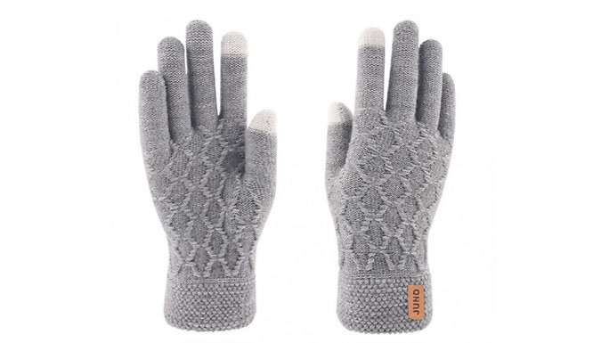 Touchscreen-Compatible Thermal Unisex Gloves - 3 Colours from Discount Experts