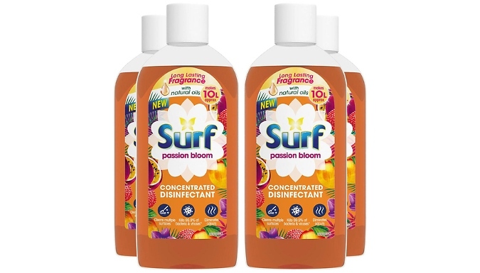 4, 5 or 6-Pack of Surf Passion Bloom Multi-Purpose Cleaner - 240ml at Discount Experts