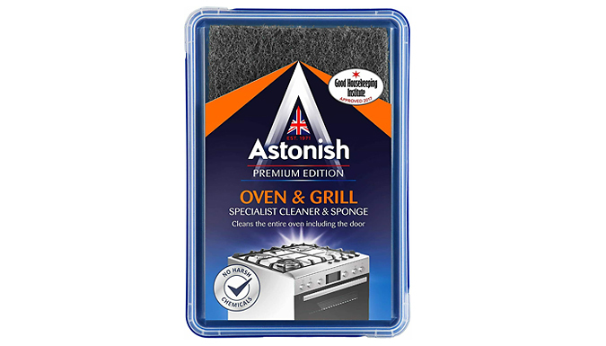 3-Pack Oven & Grill Cleaner With Scourer Sponge at Discount Experts