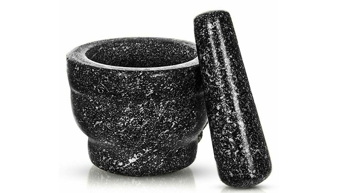 Granite Pestle & Mortar Set from Discount Experts
