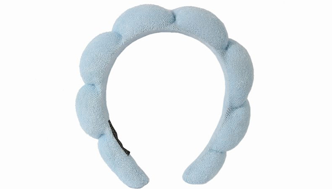Puffy Spa Terry Makeup Headband - 7 Colours from Discount Experts