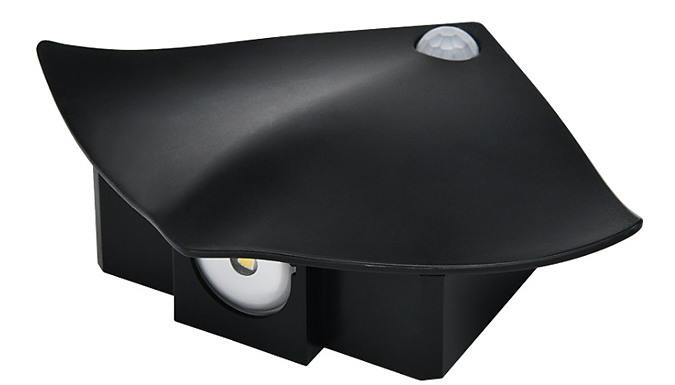 1, 2 or 4 Triangular Wall Mounted Motion Sense Lights - 2 Colours from Discount Experts