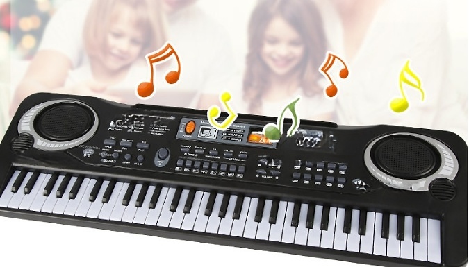 Multi-Functional Electric Piano- Free Microphone. from Discount Experts
