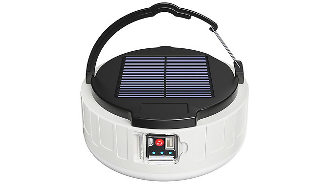 Solar USB Camping Light With Remote Control from Discount Experts