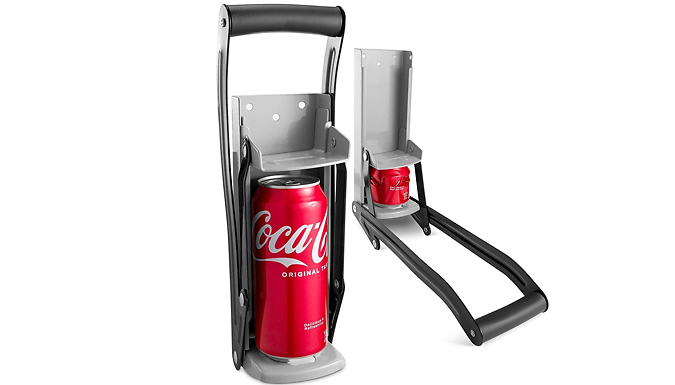 2-in-1 Wall-Mounted Can Crusher & Bottle Opener from Discount Experts