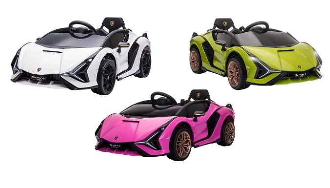 HOMCOM Lamborghini Sian 12V Kids Electric Ride On Car – 3 Colours HOMCOM Lamborghini Sian 12V Kids Electric Ride On Car – 3 Colours