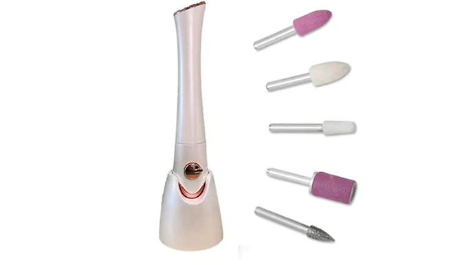 Electric Nail File Set with Stand from Discount Experts