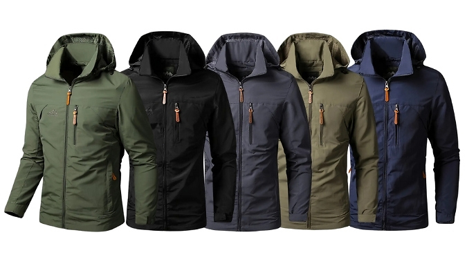 Men's Versatile Casual Outdoor Jacket - 5 Colours from Discount Experts