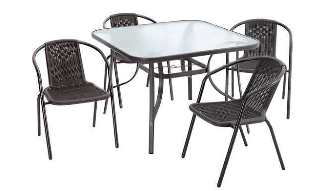 3 or 5 Piece Garden Patio Dining Set 3 or 5 Piece Garden Patio Dining Set