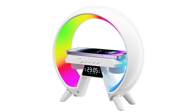 Wireless Charging Speaker and Light from Discount Experts