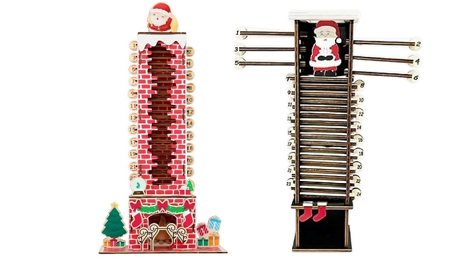 Christmas Countdown Desk Advent Calendar - 2 Designs. from Discount Experts