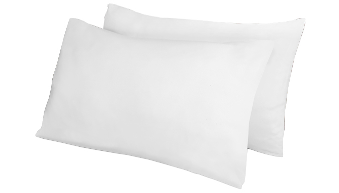 4-Pack Brushed Microfibre Non-Iron Pillowcases at Discount Experts