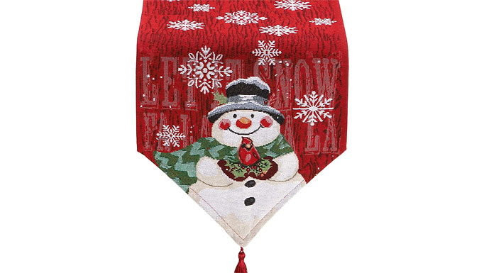 Christmas Table Runner from Discount Experts