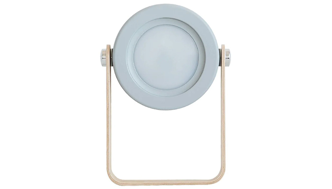 Retractable Portable Folding Wooden LED Night Light from Discount Experts