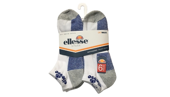 6-Pack of Ellesse Men's Socks - 3 Colours from Discount Experts
