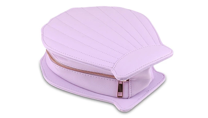 10 Piece Makeup Brush Set in a Clam Shell Case at Discount Experts